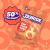 image:imageJOYRIDE Sour Fruit Variety Pack  Low Sugar Healthy Candy 6Pack BundleSour Peach Rings 6 Pack
