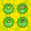 image:imageJOYRIDE Sour Fruit Variety Pack  Low Sugar Healthy Candy 6Pack BundleSour Smacks 6 Pack