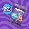 image:imageJOYRIDE Sour Fruit Variety Pack  Low Sugar Healthy Candy 6Pack BundleSour Worms 6 Pack