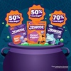 image:imageJOYRIDE Super Novas Party Pack  Healthy Candy 3Pack VarietyMystic Sour Smacks  Boo Zips  Wigglers