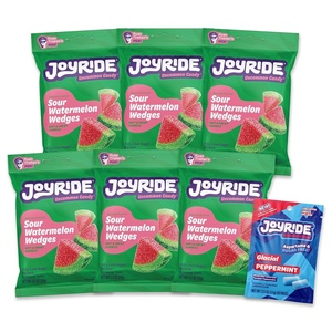 image:imageJOYRIDE Sour Fruit Variety Pack  Low Sugar Healthy Candy 6Pack BundleSour Watermelon 6 Pack