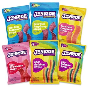 image:imageJOYRIDE Sour Strips Variety Pack  Sour Belt Candy 6Pack BundleSour Strips Variety Pack