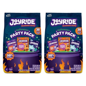 image:imageJOYRIDE Super Novas Party Pack  Healthy Candy 3Pack VarietyMystic Sour Smacks  Boo Zips  Wigglers